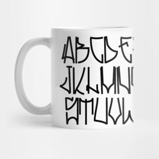 Brazilian Graffiti ABC Mug